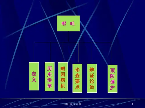 呕吐医学宣教培训课件