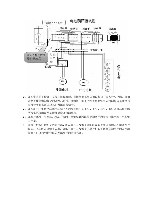 电动葫芦接线图
