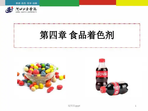 第四章 食品着色剂ppt课件