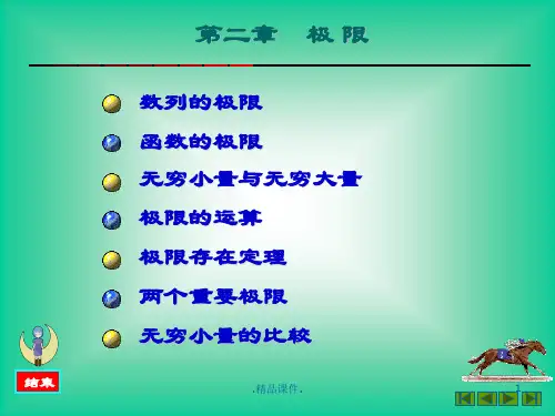 归纳高数极限PPT.ppt