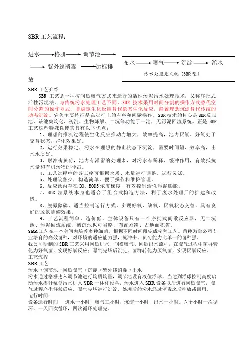 SBR工艺流程