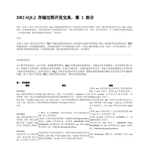 DB2 SQLJ 存储过程开发宝典,第 2 部分_217_IT168文库