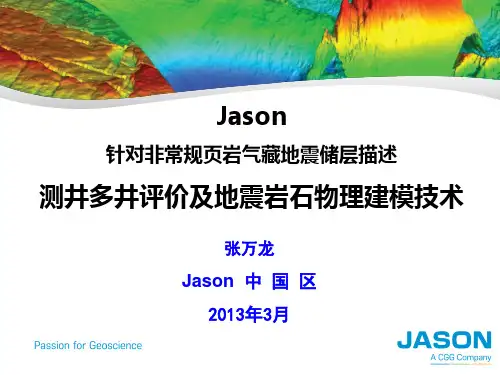 张万龙-Jason页岩气藏测井评价及岩石物理建模技术