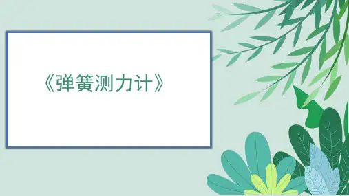 《弹簧测力计》ppt课件