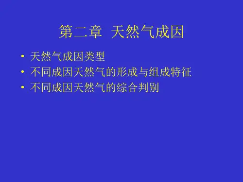 天然气成因