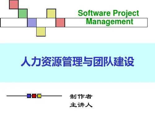 第3章人力资源管理与团队建设精品PPT课件