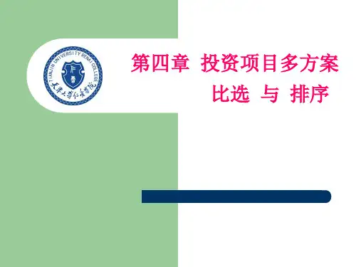 工程经济学第四章PPT课件