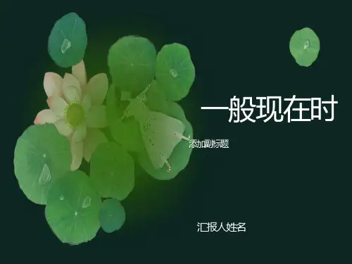 初中英语语法一般时态