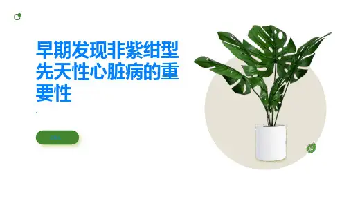 早期发现非紫绀型先天性心脏病的重要性