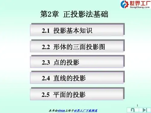 第2章—正投影法基础