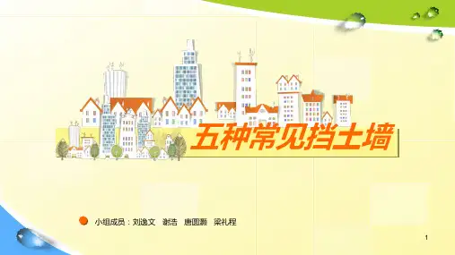 常见挡土墙ppt课件