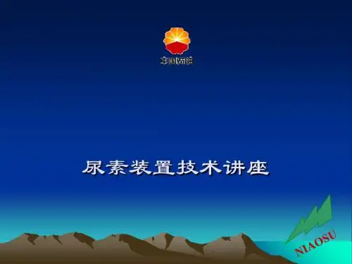 厂尿素装置生产原理及工艺流程技术 共96页PPT资料