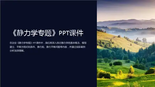 《静力学专题》课件