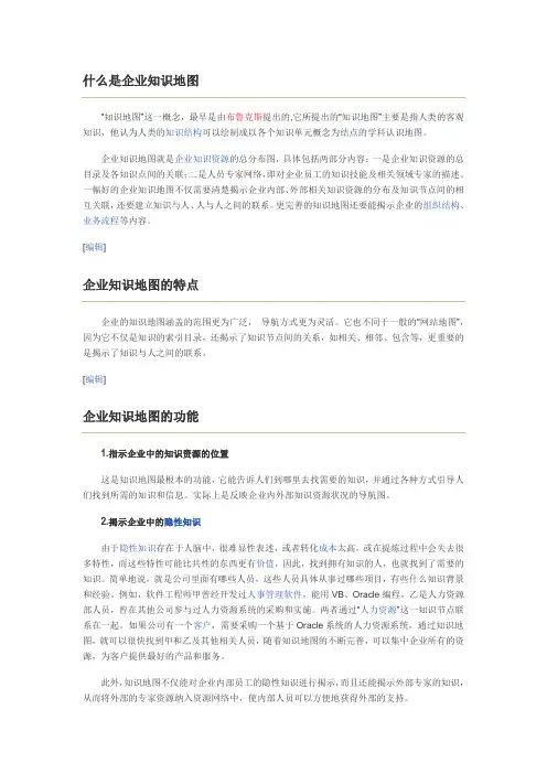 企业知识地图构建