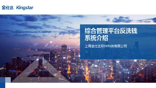 反洗钱用户操作培训