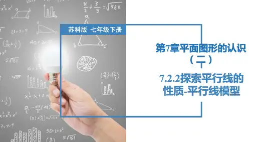 7.2.2探索平行线的性质-平行线模型(课件)七年级数学下册(苏科版)
