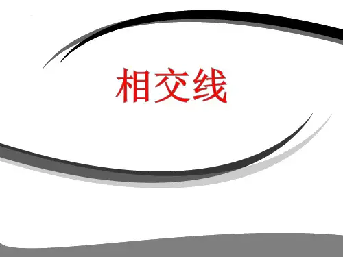 最新人教版七年级数学下册《相交线》优质ppt教学课件
