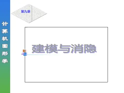 (计算机图形学)建模与消隐