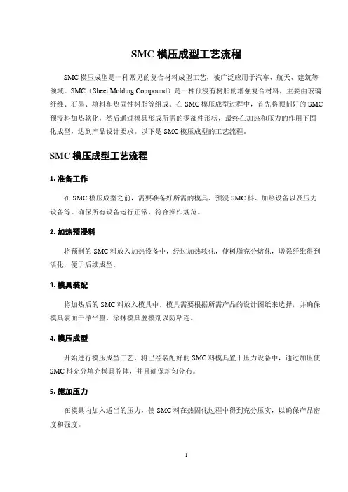smc模压成型工艺流程