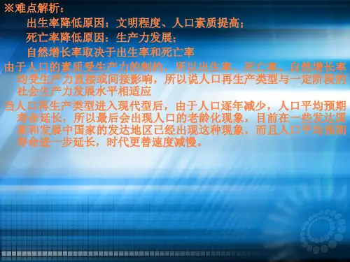 第一单元-人口与环ppt课件