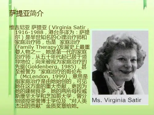 萨提亚个人冰山理论