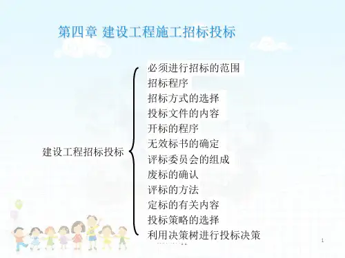 建设工程施工招标投标ppt课件