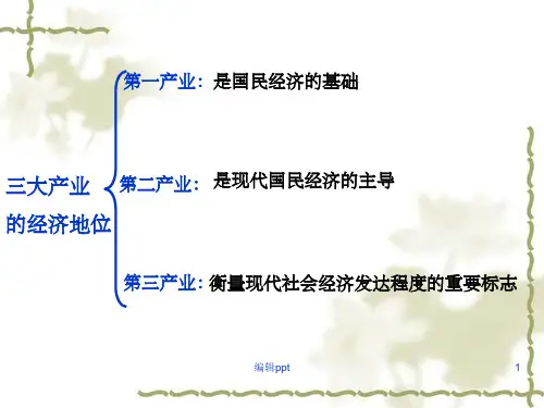 第三产业的地域差异