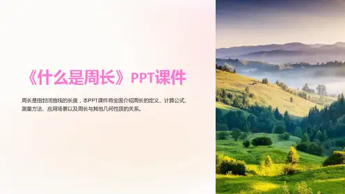 《什么是周长》课件