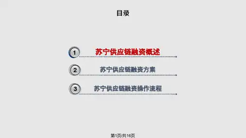 苏宁供应链融资简介_对外宣传PPT课件