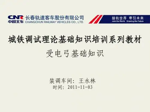 城铁调试理论基础知识系列培训-受电弓基础知识