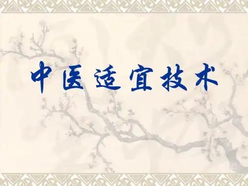 中医适宜技术34660