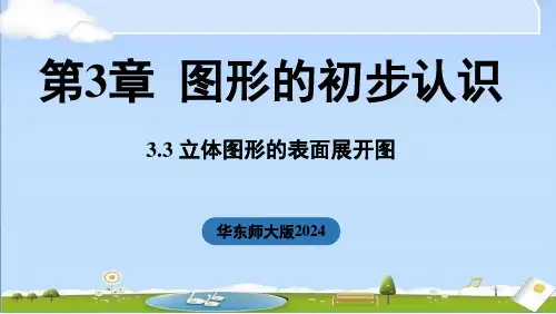 2024年新华师大版七年级上册数学课件第3章3.3 立体图形的表面展开图