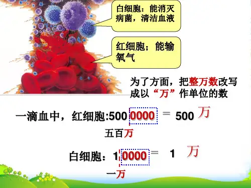 冀教版四年级数学上册5.2整万数的改写公开课课件