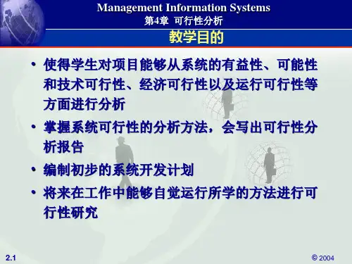 可行性分析PPT课件