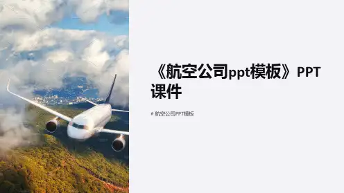 《航空公司模板》课件