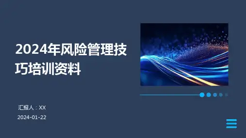 2024年风险管理技巧培训资料