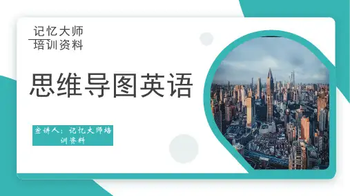 思维导图速记小学800英语单词PPT课件 01~03课时  01