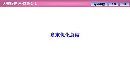 2019-2020学年人教版物理选修1-1课件：第二章  章末优化总结