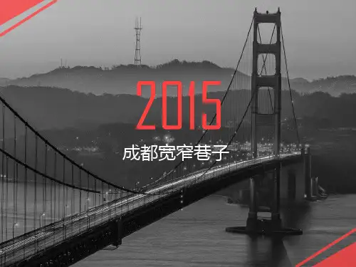 成都宽窄巷子 案例分析 PPT课件