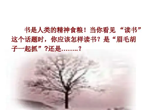 《谈读书》ppt课件(26页)