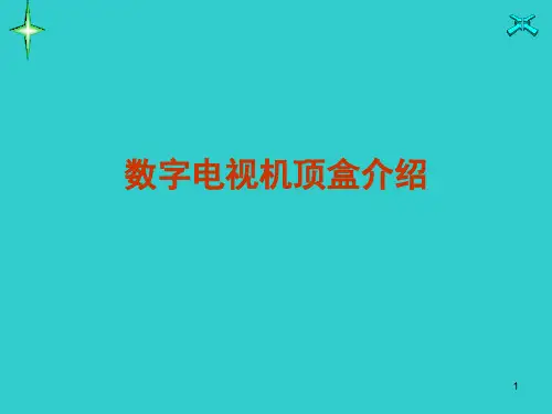 数字电视机顶盒介绍ppt课件