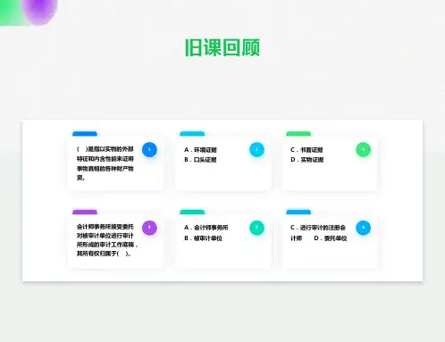 审计计划、重要性与审计风险