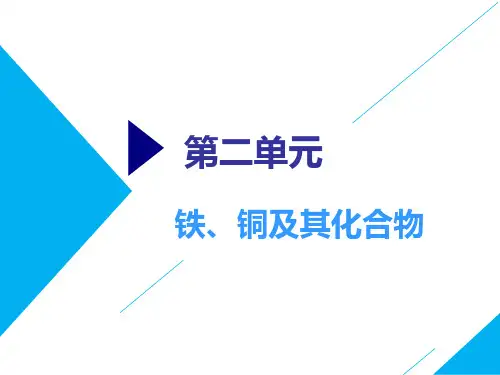 高考总复习《化学》题铁、铜及其化合物ppt课件