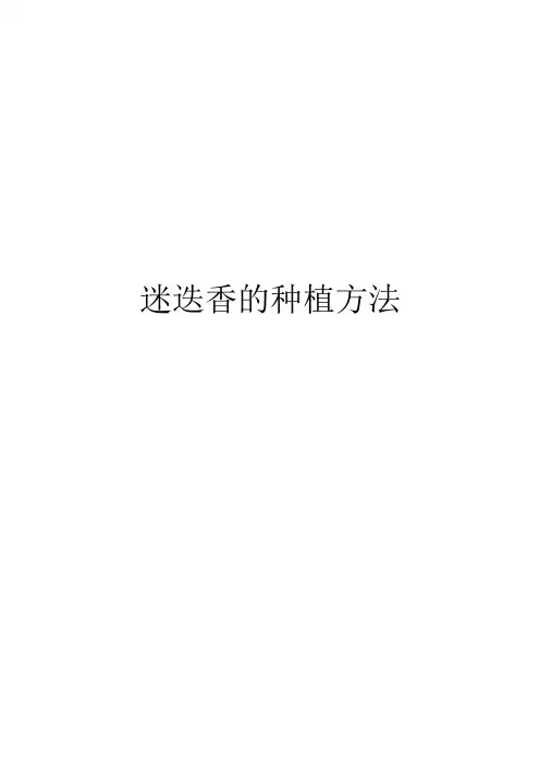 迷迭香的种植方法