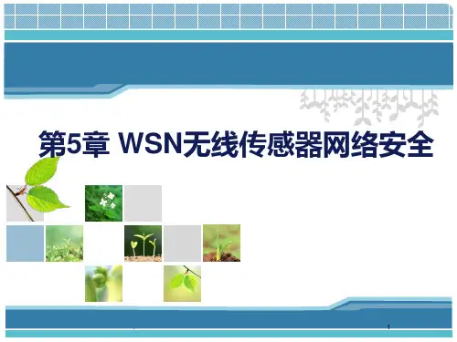 第5章-WSN无线传感器网络安全PPT课件