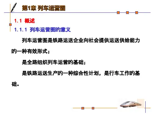 列车运行图专业知识