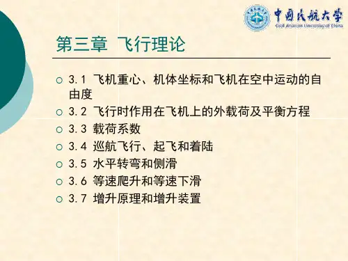 第三章飞行原理空气动力PPT资料83页
