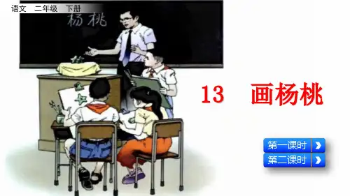部编版二年级语文下册第13课《画杨桃》精美PPT课件