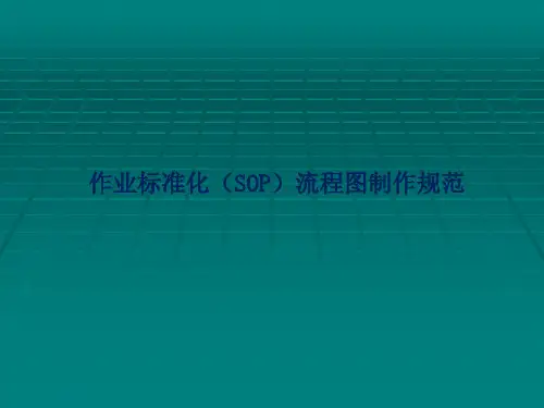 作业标准化(SOP)流程图制作规范PPT
