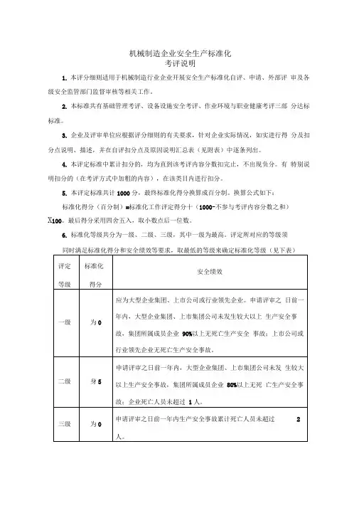 机械制造企业安全生产标准化教材